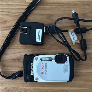 Olympus Tough Digital Camera - Black and Silver